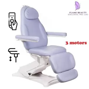 Elektros kosmetikos kėdės liepsnos grožis Modern BD-8194, levandų, 3 variklis