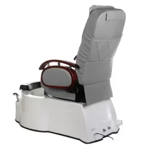 Pedikuro liepsnos kėdė Grožio Pedi 3820D Šviesiai pilka spalva su masažo funkcija