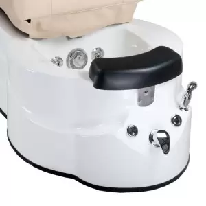 Pedikuro liepsnos kėdės kėdė Pedi 3820D kremo spalva su masažo funkcija
