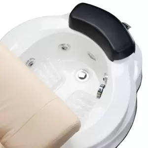 Pedikuro liepsnos kėdės kėdė Pedi 3820D kremo spalva su masažo funkcija
