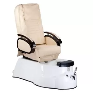 Pedikuro liepsnos kėdės kėdė Pedi 3820D kremo spalva su masažo funkcija