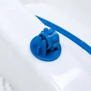 Pedikiūro kėdė su bw-100 pėdų masažuokliu, balta