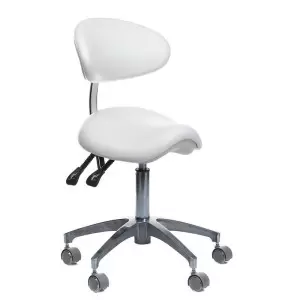 Silla médica con un backbone BD-Y925, blanco.