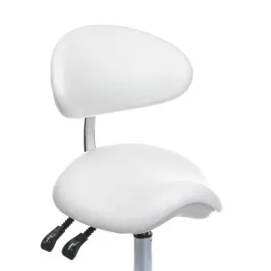 Silla médica con un backbone BD-Y925, blanco.