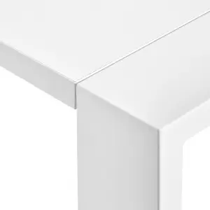 Mesa cosmética, com absorvedor de pó Momo Profissional J-02, branco