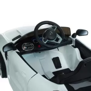 Kūdikių kirpyklų kėdė Mercedes White Spalva