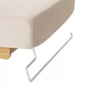 Шезлонг Sillon Siesta SPA, кремовый с светло-коричневым основанием.