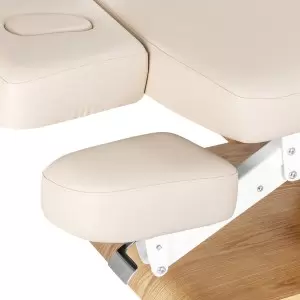 Шезлонг Sillon Relax SPA, кремовый с светло-коричневым основанием.