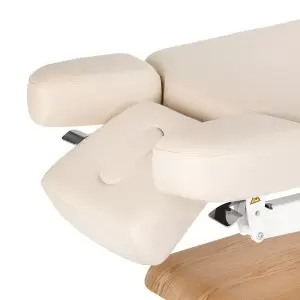 Saulė kėdė Sillon Relax Spa, grietinėlė su šviesiai rudos spalvos.