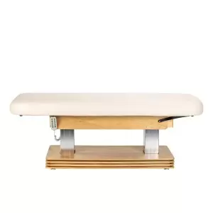 Шезлонг Sillon Comfort SPA, кремовый с светло-коричневым основанием.