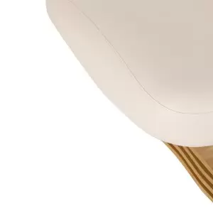 Шезлонг Sillon Comfort SPA, кремовый с светло-коричневым основанием.