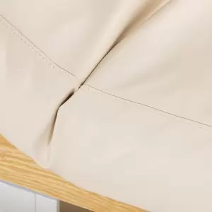 Шезлонг Sillon Comfort SPA, кремовый с светло-коричневым основанием.