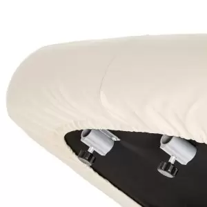 Шезлонг Sillon Comfort SPA, кремовый с светло-коричневым основанием.