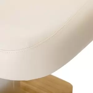 Шезлонг Sillon Comfort SPA, кремовый с светло-коричневым основанием.