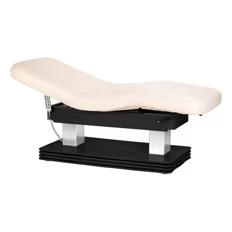 Шезлон Sillon Comfort SPA кремового цвета с черным основанием Шезлон Sillon Comfort SPA кремового цвета с черным основанием