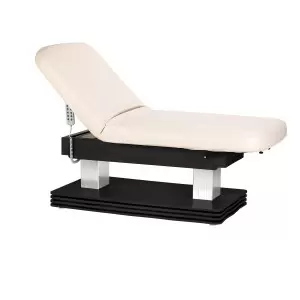 Шезлон Sillon Comfort SPA кремового цвета с черным основанием