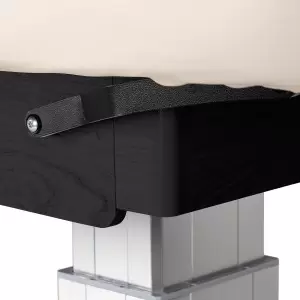 Шезлон Sillon Comfort SPA кремового цвета с черным основанием