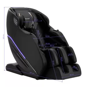 Массажное кресло Sakura Maximus 809 3D, черное