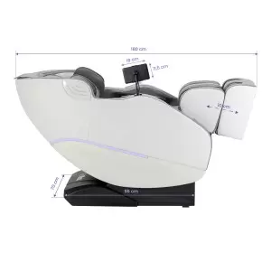 Massagestol Sakura Maximus 809 3d vit och grå