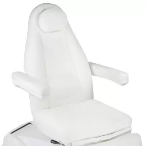 Электрическое косметологическое кресло Flame Beauty Max BR-6672, белое, 4 электрических привода