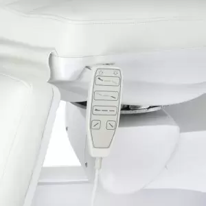 Elektros kosmetologijos kėdės Fleimo grožis Max BR-6672, balta, 4 elektros pavara