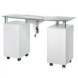 Маникюрный стол + пылесос BD-3453+P БЕЛЫЙ