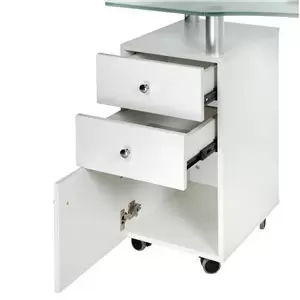 Маникюрный стол + пылесос BD-3453+P БЕЛЫЙ