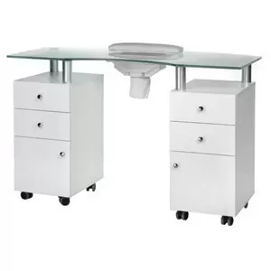 Маникюрный стол + пылесос BD-3453+P БЕЛЫЙ