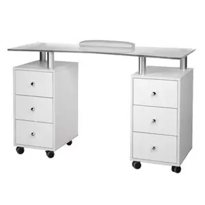 BD-3425-1 Mesa de manicura blanca