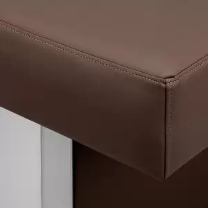 Gabbiano 017 rudos galvos SPA - plaukų plovimo stotis su reklamuotojo kėdė.