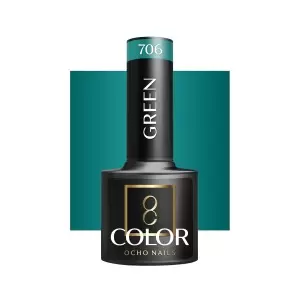 OCHO NAILS GREEN 706 / 5ml Nagų lako gelis