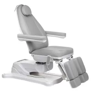Электро косметологическое кресло Flame Beauty Max 672A серое, 5 моторов, J.sz