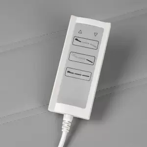 Elektros kosmetikos kėdė 6622 šviesiai pilka spalva, 3 variklis