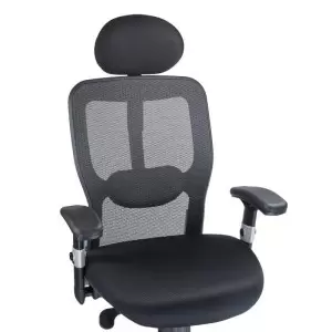 Ergonomiška kėdės liepsnos grožio komfortas B4029A, juoda.