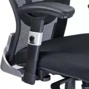 Ergonomiška kėdės liepsnos grožio komfortas B4029A, juoda.