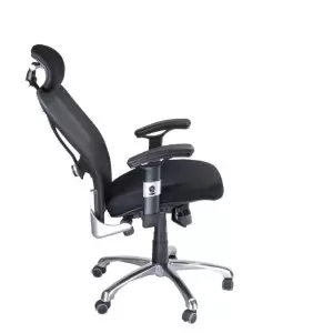 Ergonomiška kėdės liepsnos grožio komfortas B4029A, juoda.