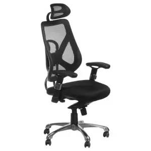 Ergonomiška kėdės liepsnos grožio komfortas BW4310, juoda.