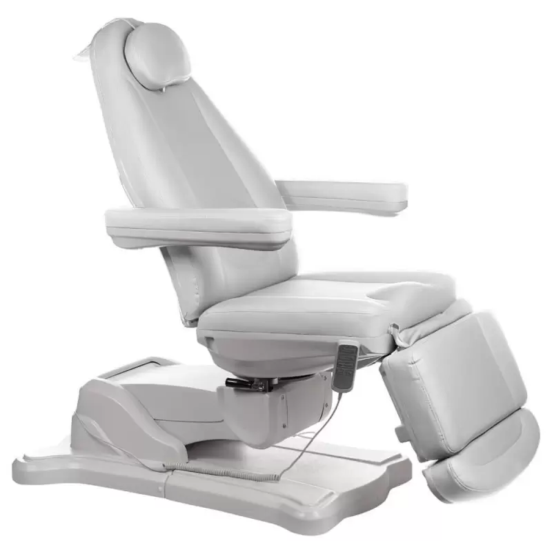 Электро косметологическое кресло Flame Max 672B, серое j.sz, 3 электромотора Электро косметологическое кресло Flame Max 672B, серое j.sz, 3 электромотора