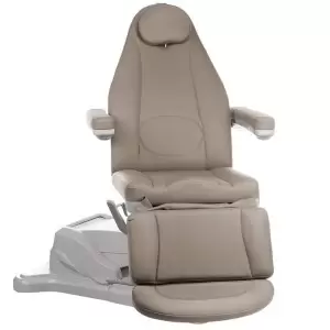 Электро косметологическое кресло Flame Max 672B, Latte, 3 электромотора