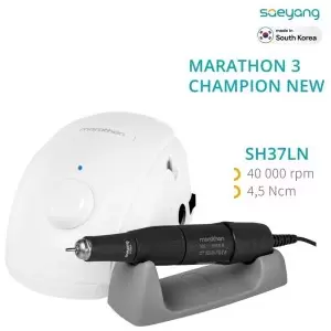 Maratonas 3 čempionas Morater (naujas dizainas), balta + sh37ln, 40 000 aps./min, Saeyang