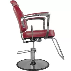 Парикмахерское кресло BH3318 красного цвета