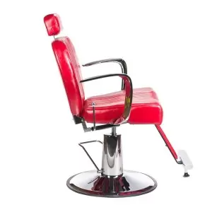 Красное парикмахерское кресло OLAF BH-3273
