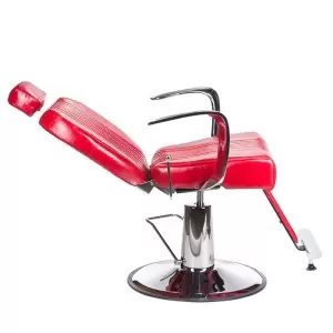 Красное парикмахерское кресло OLAF BH-3273