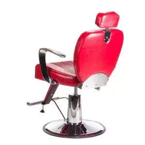 Красное парикмахерское кресло OLAF BH-3273