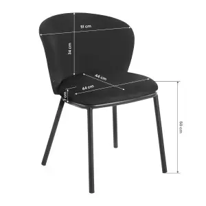 Стул 4Rico Linea черный