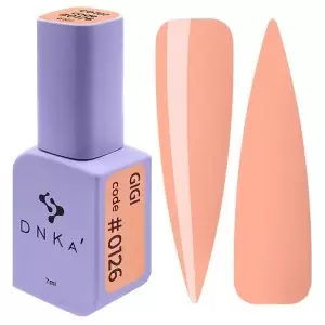 Gelinis nagų lakas, DNKa, Spalva 0126, 7 ml