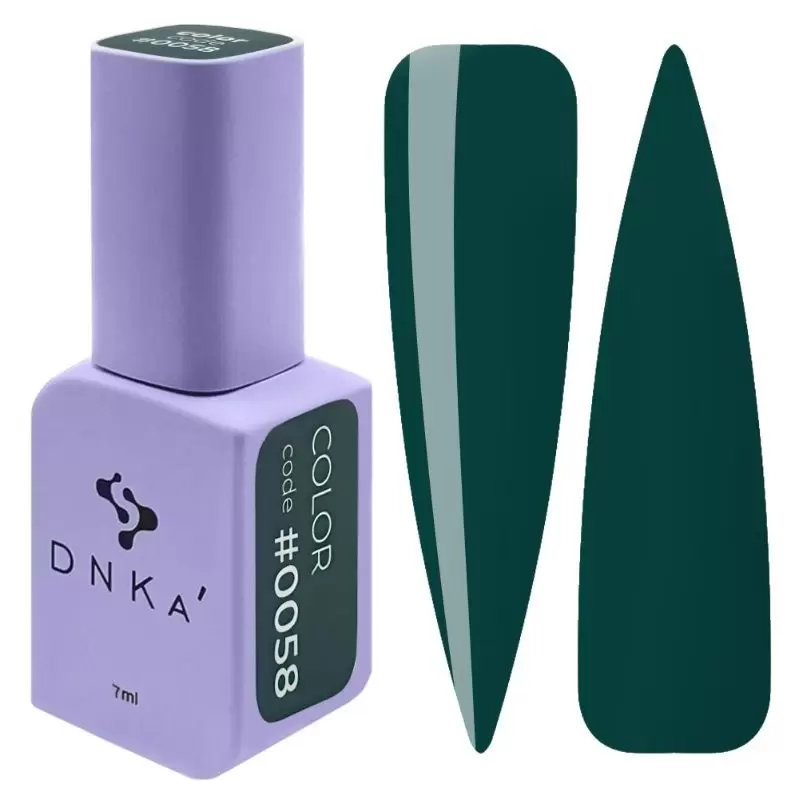 Nagų lako gelis DNKa, spalva 0058, 7 ml