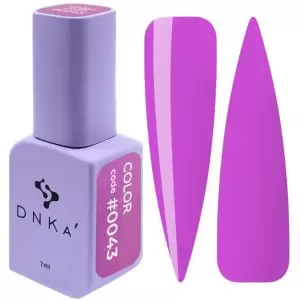 Гель лак для ногтей, DNKa, цвет 0043, 7 мл
