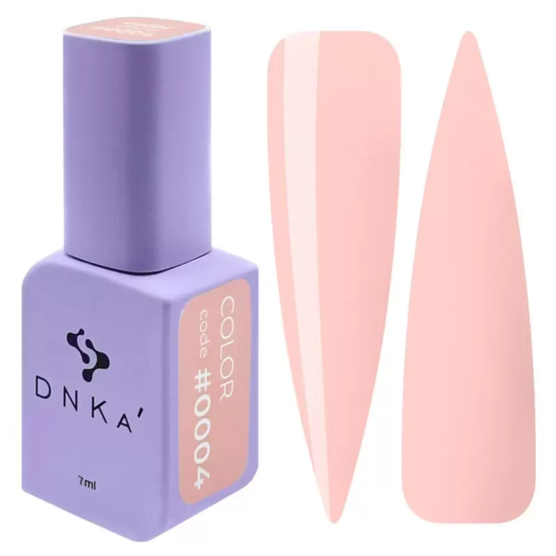Гель лак для ногтей, DNKa, цвет 0004, 7 мл Гель лак для ногтей, DNKa, цвет 0004, 7 мл
