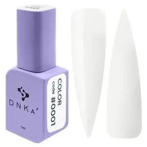 Гель лак для ногтей, DNKa, цвет 0001, 7 мл